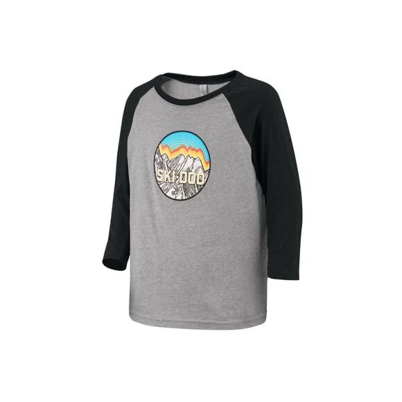 NEW Ski Doo Unisex Baseball Kids Tshirt 7-8 - Picture 1 of 3